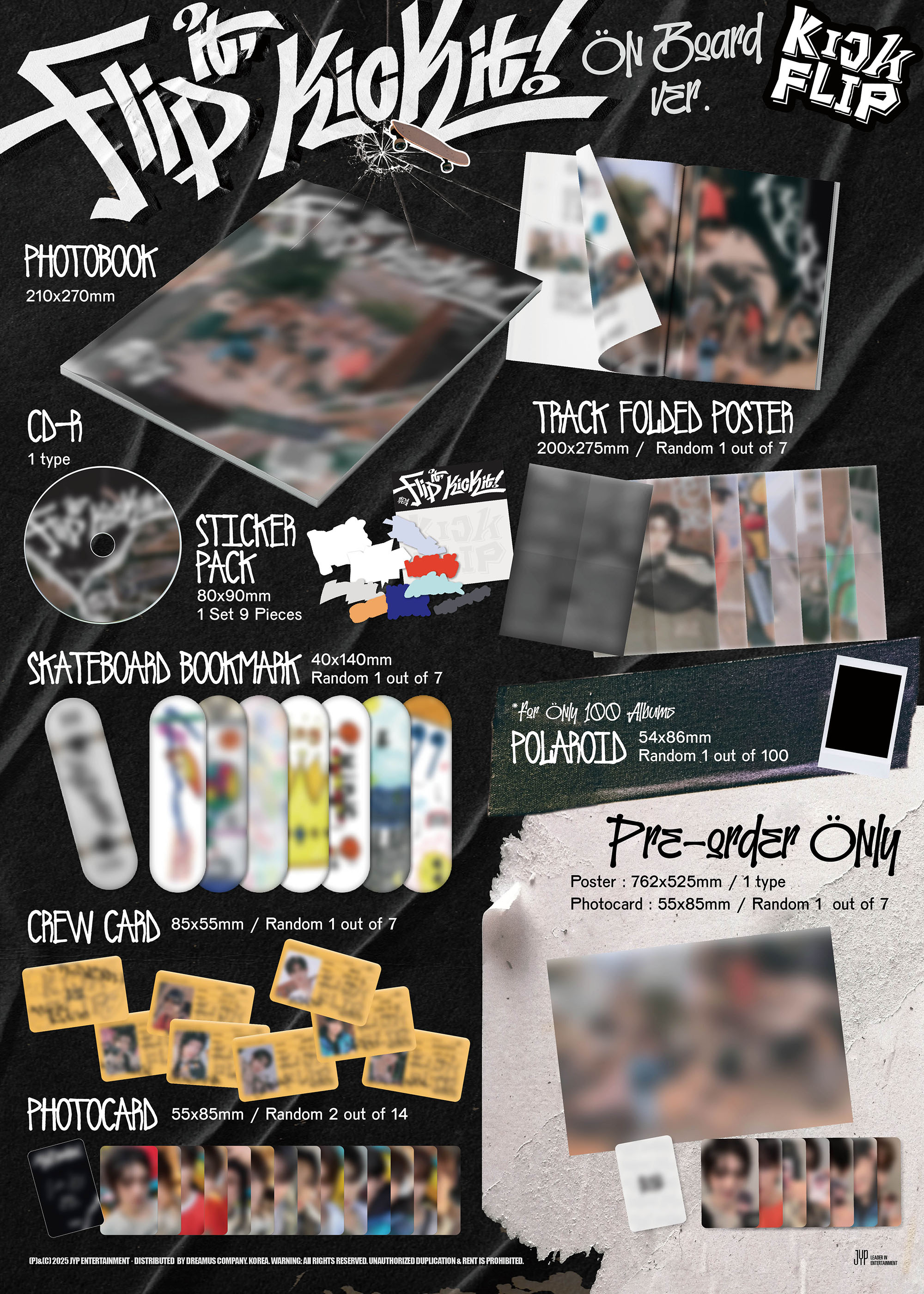 KickFlip FREEZE makestar 1.0 サイン会 7枚セット MAKESTAR